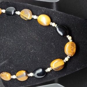 Chaps Tiger Eyes Necklace